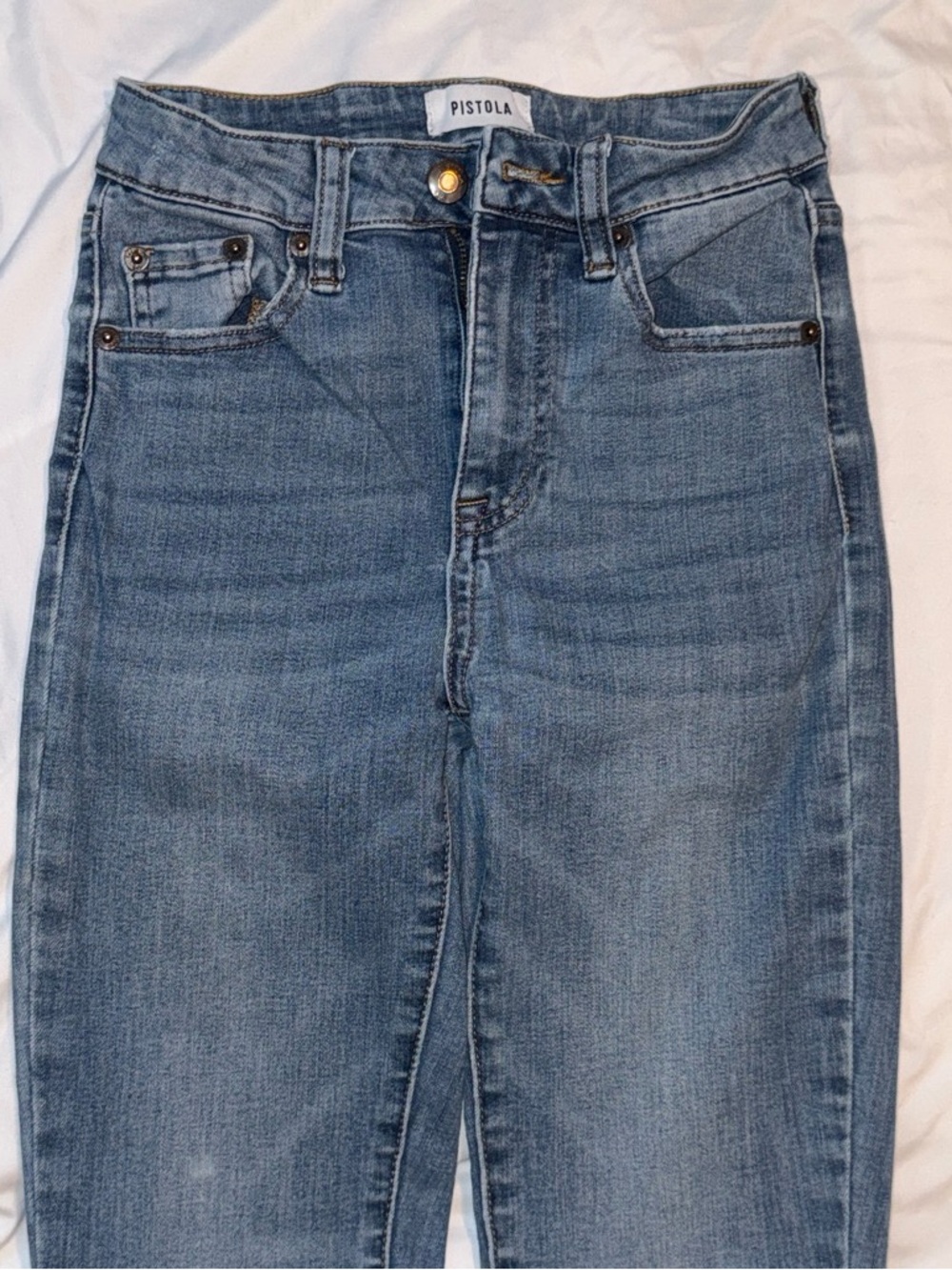 pistola High-Rise Medium Blue Women's Jeans